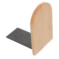 Wooden Bookend Dark Decor Shelves Modern Decor Book Fixator Bookshelf Mounting