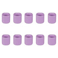 Mega Candles 10 pcs Lavender 1/2 Inch Diameter Ceramic Chime Ritual Spell Candle Holders, Great for Casting Chimes, Meditation, Rituals, Spells, Vigil, Witchcraft, Wiccan Supplies - color: Lavender, size: 10 Pieces