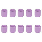 Mega Candles 10 pcs Lavender 1/2 Inch Diameter Ceramic Chime Ritual Spell Candle Holders, Great for Casting Chimes, Meditation, Rituals, Spells, Vigil, Witchcraft, Wiccan Supplies - color: Lavender, size: 10 Pieces
