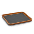Oirlv Solid Wood Jewelry Tray Jewelry Display Holder Showcase Watch Display Organizer (Medium, Grey) - color: Grey, size: 7.87"x 7.08"x 0.59"
