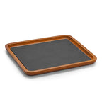 Oirlv Solid Wood Jewelry Tray Jewelry Display Holder Showcase Watch Display Organizer (Medium, Grey) - color: Grey, size: 7.87"x 7.08"x 0.59"