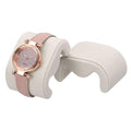 uxcell 2pcs Watch Case Pillows, M Shaped Watch Display Pillow Velvet Watch Cushion Replacement for Watch Bracelet Display Storage Beige - color: Beige