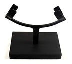 6.2" Display Stand for Slab/Slice/Fossil/Flat Minerals Base for Rocks Minerals and Crystals Black One Arm Two Prong Holder