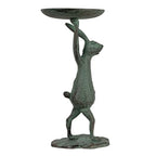 Creative Co-Op Cast Iron Bunny Rabbit Pillar Candle Holder (Holds 3 Inch Pillar Candle), Patina Finish - color: Patina