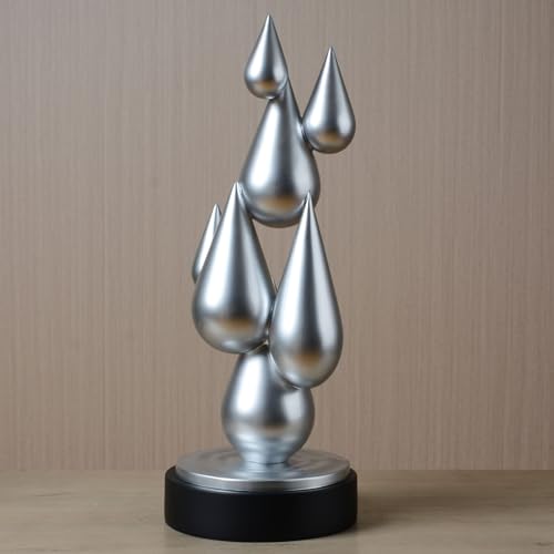 Modern Home Decor Abstract Arts Sculpture Table Bookshelf Decoration for Living Dining Room Bedroom Resin Statue 17.3 Inch