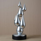 Modern Home Decor Abstract Arts Sculpture Table Bookshelf Decoration for Living Dining Room Bedroom Resin Statue 17.3 Inch