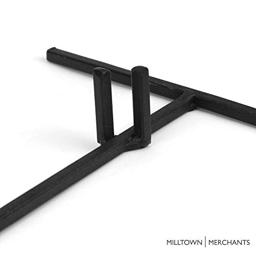 Milltown Merchants Metal Display Stand - Great for Displaying Ceramic Tiles, Plaques, and Warm Glass Art Creations - Portable Stand for Trade Show, Office, or Home (1, Large Modern Base Stand) - color: Large Modern Base Stand