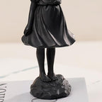 Flying Balloon Girl Statue,Resin Figure Sculpture Crafts Ornament Modern Art Sculptures for Home Decor,Anti-war Theme - style: Modern-1balloon