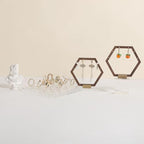 GemeShou Transparent Ring storage tray with 12 clips, Acrylic Jewelry ring display stand for selling, Clear Ring Jewelry holder for show【Acrylic ring tray with 16 clips】