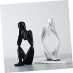 ORFOFE Mid Century Modern Decor Abstract Sculpture Home Supply Living Room Decor Wall Aesthetic