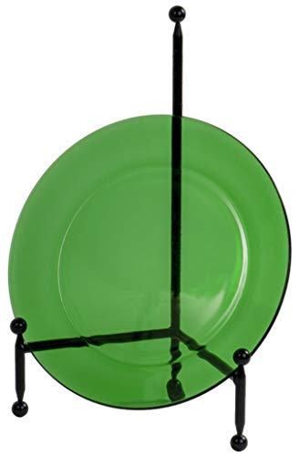 Red Co. Decorative Tripod Plate Stand and Art Holder Easel in Black Finish - 14" h - color: Black, size: Height - 14"