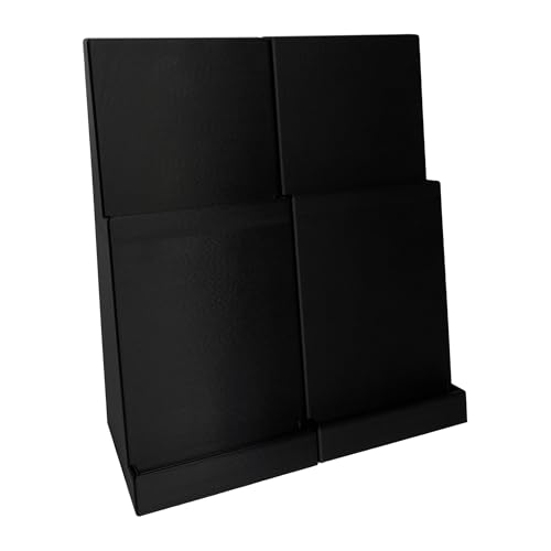 EnderToys Graded Card Display Stand (2 Pack) (2 Tier) (Black) - Compatible with PSA, Beckett, and CGC - size: 2-tier