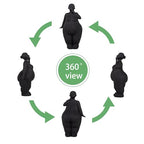 European Style Creative Yoga Figurine Sculpture - Luxury Minimalist Style Display Model/Yoga Studio Resin Art Character Decoration