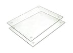 Tempered Glass Cutting Board - Long Lasting Clear Glass - Scratch Resistant, Heat Resistant, Shatter Resistant, Dishwasher Safe. (2 Large 12x16") - size: 2 Large 12"L x 16"W