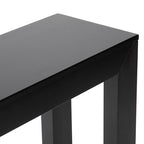 Plank+Beam Modern Solid Wood Console Table, 56 Inch, Sofa Table, Narrow Entryway Table for Hallway, Behind the Couch, Living Room, Foyer, Easy Assembly, Black - color: Black, size: 56 Inch