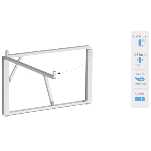 Rain Design 10084 mBar Pro+ Foldable Laptop Stand - Silver - color: Silver, style: mBar Pro+