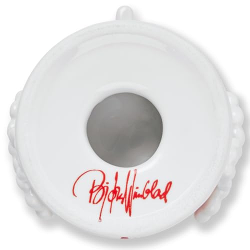 Bjørn Wiinblad Eva Candleholder | Hand-Painted Glazed Ceramic | Lavender | 3.7 in