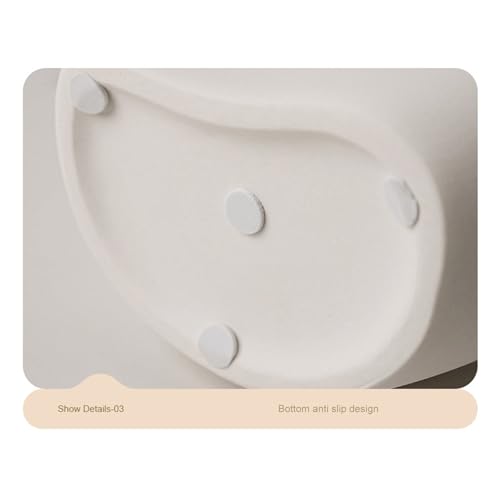 Body Vase 8.27" Collarbone Shaped Ceramic Flower Vase for Home Decor, Clavicle Bone Sculpture Art Decor, Modern Minimalist Flower Holder for Living Room