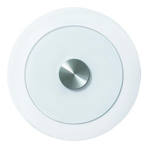 VEVOR 20 in Glass Lazy Susan Turntable, 360° Rotation Round Clear Tabletop Rotating Tray, Tempered Glass Dining Table Centerpiece, Smooth and Silent Spin, for Family Gatherings, Banquets & Weddings - size: 20 "