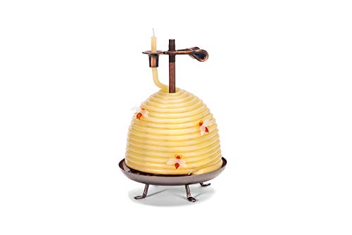 Candle by the Hour 70-Hour Beehive Candle, Eco-friendly Natural Beeswax with Cotton Wick - size: Beehive Candle Standard