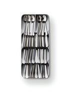 Joseph Joseph DrawerStore Compact Utensil Organizer For Kitchen Drawer Silverware, Flatware Tray, Grey - size: Large, style: Flatware Organizer