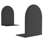 Book Ends Metal BookEnds Universal Economy Bookend - color: Black, size: 1 pair