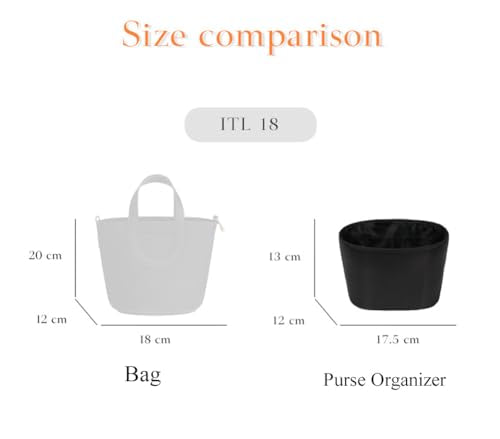 Purse Organizer Silky Smooth For Hermes In The Loop 18 Bags,Silk Luxury Handbag Tote in Bag Shapers (Gold) - color: Gold