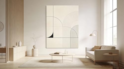 LKXGRRSFG The Power Of MinimalismMinimalist Canvas Print: Negative Space Simplified Shapes Abstract Wall Art for Modern Home15.7x23.6in Unframed - color: Unframed, size: 15.7x23.6in