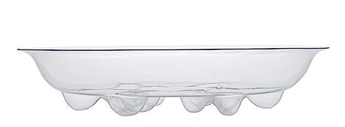 6 Pack Heavy Duty Clear Plastic Plant Saucer Sturdy Pot Tray Plant Drip Trays Drip Trays for pots,Plant Water Catcher Tray,Plant Pot Saucers (8 INCH) - size: 8 INCH