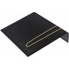 Plymor Black Velvet Bracelet Ramp Display Stand, 10.25" W x 8.25" D x 1.875" H