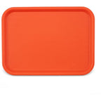 Carlisle FoodService Products CT121624 Café Standard Cafeteria / Fast Food Tray, 12" x 16", Orange - color: Orange