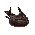 Hand Shape Crystal Ball Stand Sphere Display, Natural Healing Feng Shui Glass Orb Holder Base Statue Decoration, for 30mm-60mm Sphere - style: Hand Shape