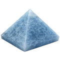 Amazing Gemstone Blue Calcite Pyramid Crystal Healing Stones - 2" Great Pyramid Figurine of Natural Stone Pyramid for Meditation, Reiki, Chakra Balancing and Crystal Pyramids Grid - color: Blue Calcite