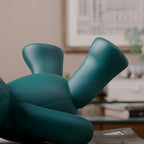 Bear Sculpture Statue Animal Figurine Gift Modern Decor Art for Home Office Dining Room Polyresin Green 11 Inch