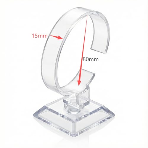 12 Pcs Professional Watch Display Stand Holder, Showcase Organizer for Jewelry and Timepieces