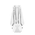 Kitcom Flower/Bud Crystal Vase Decorative Vases for Home, Wedding, Christmas, Outline Dimensions W2.4''xH6.3'', Clear with Gift Box - size: Medium