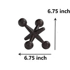 6.75" H Jack Decor Cast Iron Decorative Jacks for Home, Iron Bookends, Door Stop,Paperweight（1 PC）