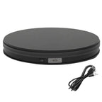 fotoconic Black Electric Motorized Rotating Turntable Display Stand, 14 Inch / 35cm Diameter, 110 Lb Centric Loading for Shop Display - size: Black 14", 110 Lb Max Loading
