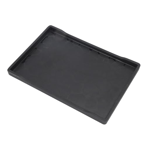 Decorative Tray, Modern Minimalist Tray for Bathroom (Black)