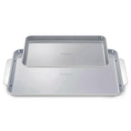 Caraway Non-Stick Ceramic Baking Sheet Duo - Naturally Slick Ceramic Coating - Non-Toxic, PTFE & PFOA Free - 18 x 13" Large & 15 x 10" Medium - Gray - color: Gray, size: Baking Sheet Duo