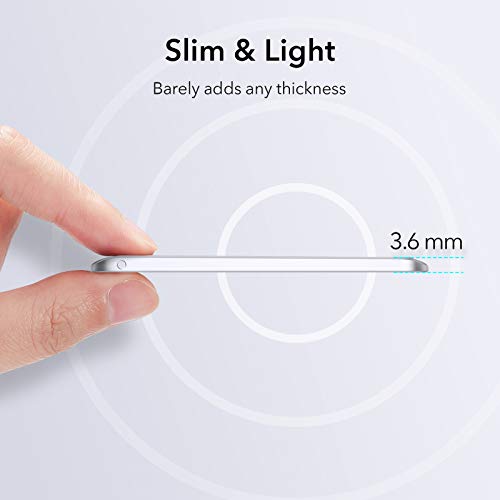 ESR Boost Phone Kickstand, Vertical and Horizontal Stand, Adjustable Angle, Compatible with iPhone Air 17 Pro Max, iPhone 17e/16/15/14/13/12, Samsung Galaxy S26/S25/S24/S23 Series, Google, Silver - color: Silver
