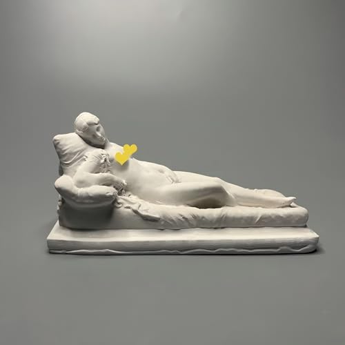 Minimalist Abstract Female Sculpture Decor, Vintage Classical Plaster Figurine, Aesthetic Body Art Statue, Nordic Modern Home Decor for Living Room Bedroom Shelf Desk Coffee Table Gift