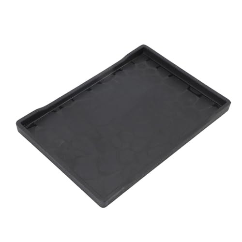 Decorative Tray, Modern Minimalist Tray for Bathroom (Black)