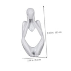 ORFOFE Mid Century Modern Decor Abstract Sculpture Home Supply Living Room Decor Wall Aesthetic