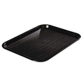 Carlisle FoodService Products CT121603 Café Standard Cafeteria / Fast Food Tray, 12" x 16", Black - color: Black