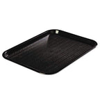 Carlisle FoodService Products CT121603 Café Standard Cafeteria / Fast Food Tray, 12" x 16", Black - color: Black