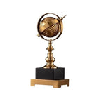 Statue Decorations Luxury Metal Globe Ornament Decorations Entrance Study Modern Creative Office Crafts Living Room Furnishings Home Decor Object(L) - size: Large