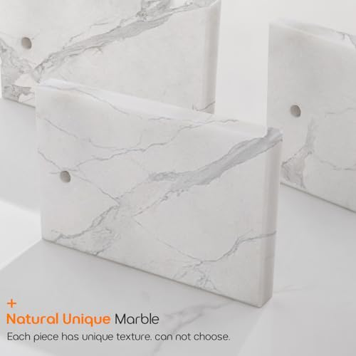 Standing Towel Rack Brushed Nickel 1-Tier Towel Bar for Bathroom Vanity Countertop with Heavy Marble Base Thicken Steady, Stainless Steel AN7002BR - color: Brushed Nickel, size: 1-Bar