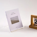 Acrylic Book Stand, Book Display Holder 8.5 x 11, Clear Acrylic Display Easel Transparent Display Stand Holder Tablet Holder for Album, CD, Magazine, Picture, Plate, Artworks, Phone, (2-PACK) - size: 2-Pack (8.5" x 11")