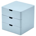 3-Drawer Vanity Organizer, Compact Storage Organization Drawers Blue - color: Blue